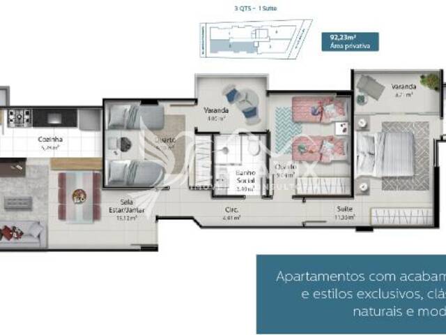 #RB290724 - Apartamento para Venda em Guarapari - ES - 3